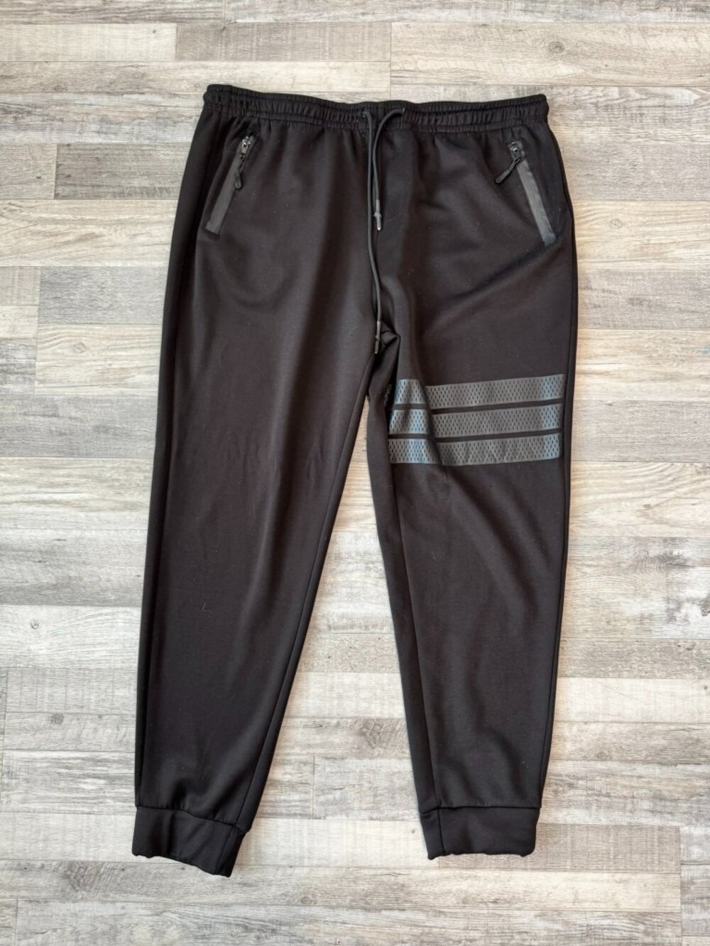 Public Record Mens Black Standard Fit Joggers Size 2X F23